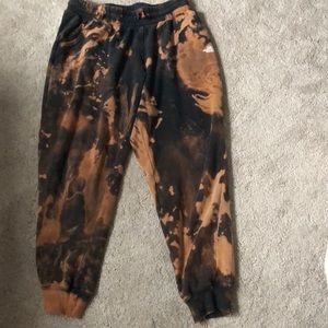 custom north-face joggers